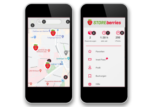 Storeberries Produkte App